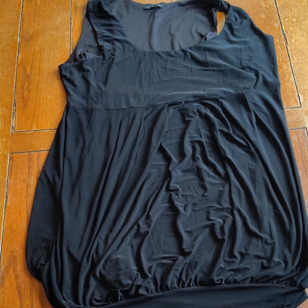 Tiana B. Classic Black Tank Top